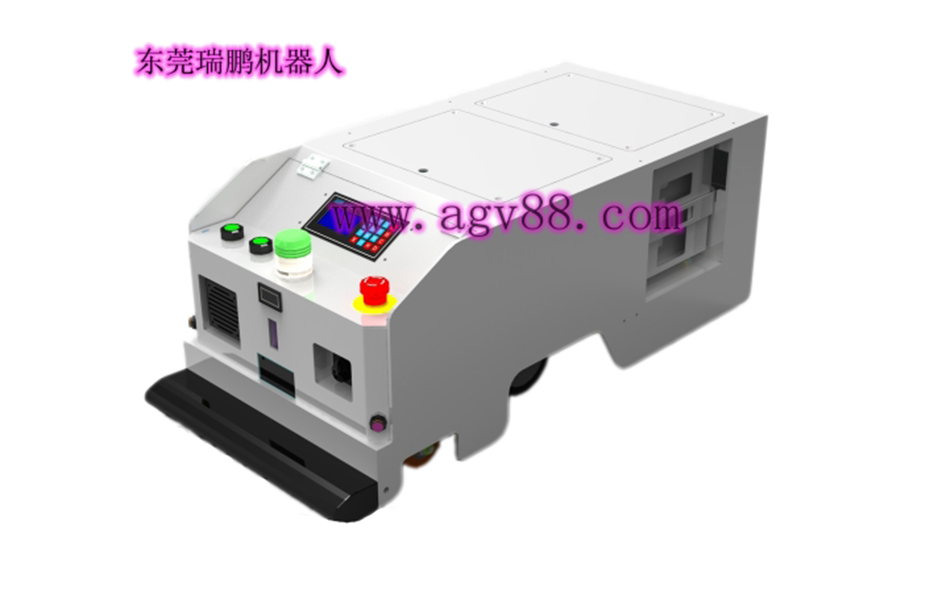 單向背負、尾端牽引型AGV